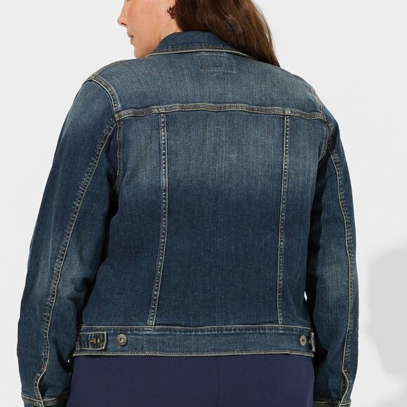 Torrid Denim Jacket- Medium Wash - Picture 2 of 16